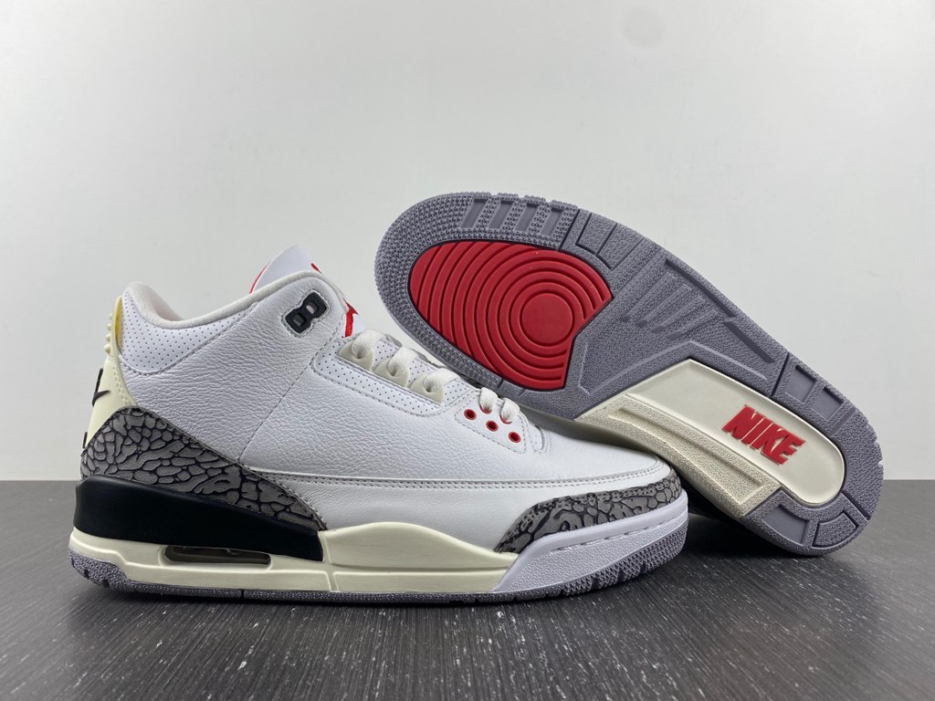 Air Jordan 3 White Cement Reimagined Shoes 2023 DN3707-100